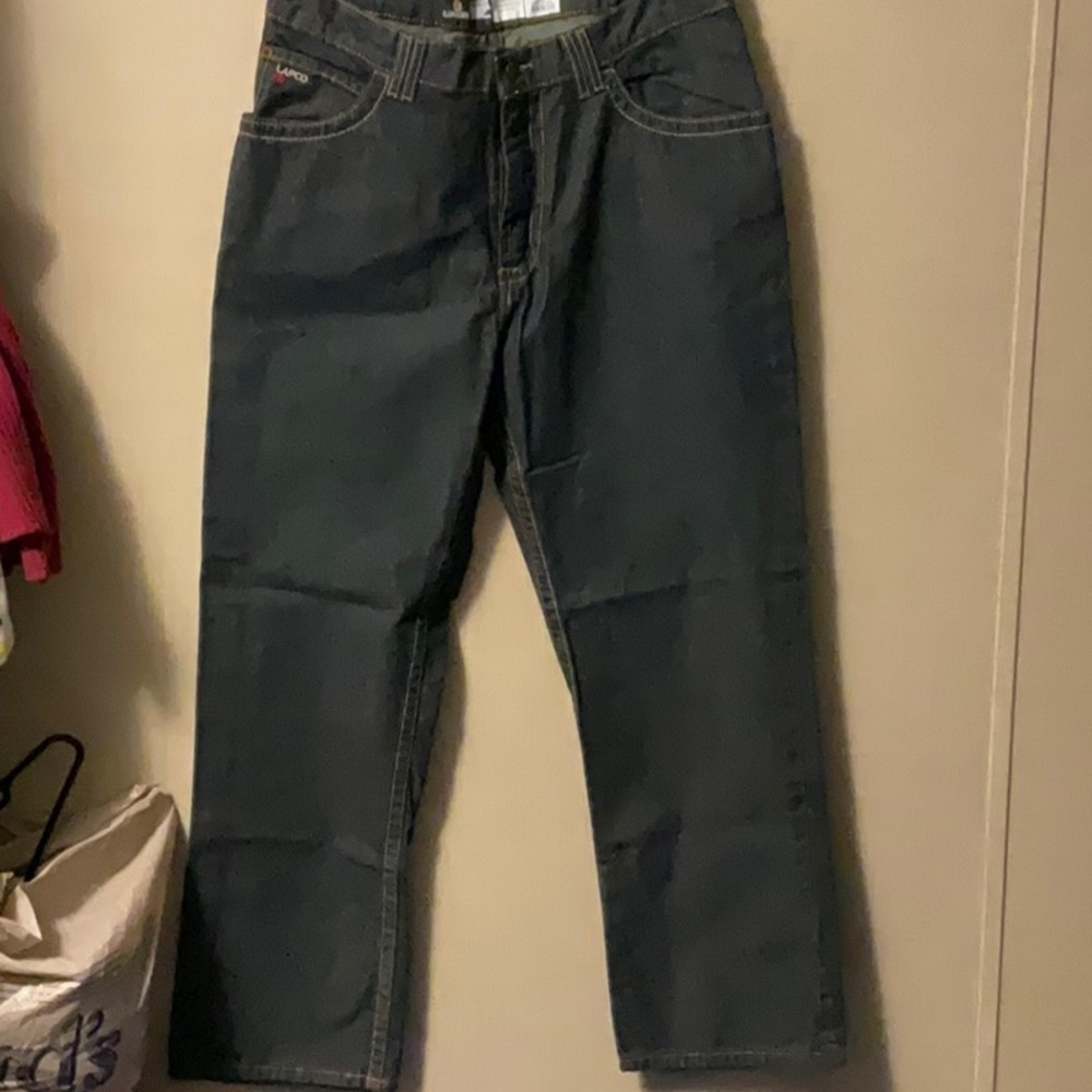 Men's Relaxed Fit Jeans in Charcoal by [Brand]